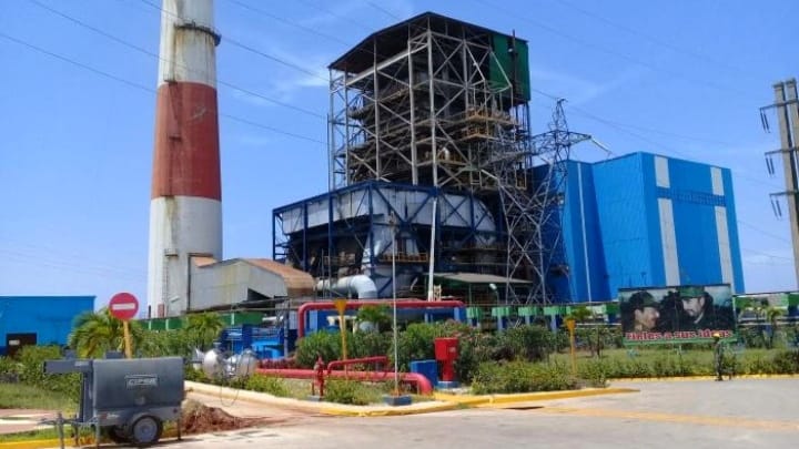Colapso energético en Cuba: la termoeléctrica Antonio Guiteras fuera de servicio